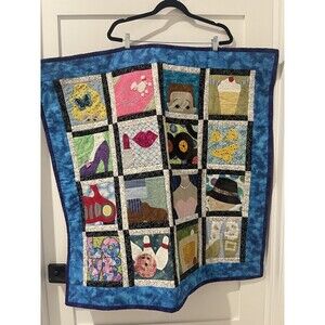 Beautiful Handmade Quilted Wall Hanging/ PreOwned 36 X 36 Children Kids Room
